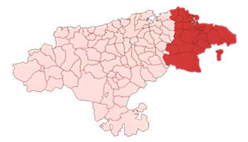 Mapa Unión comarcal oriental